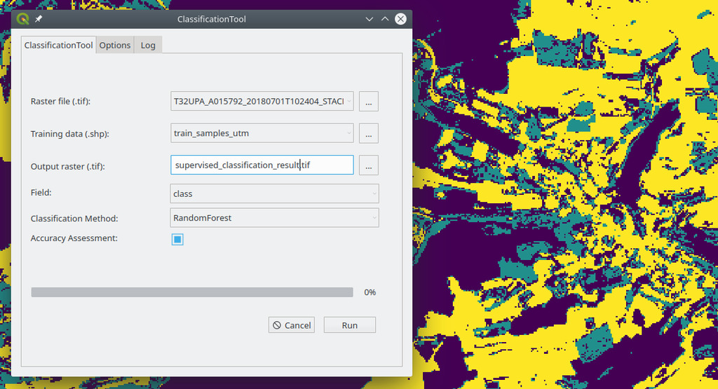 New QGIS plugin for supervised classifications